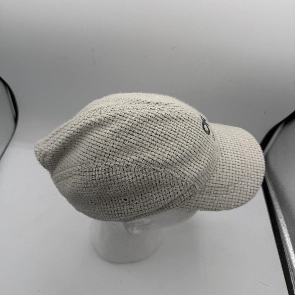 Outdoor Research Fleece Hat Cap Strap Back White Grid Check One Size Winter Mens - Picture 5 of 9
